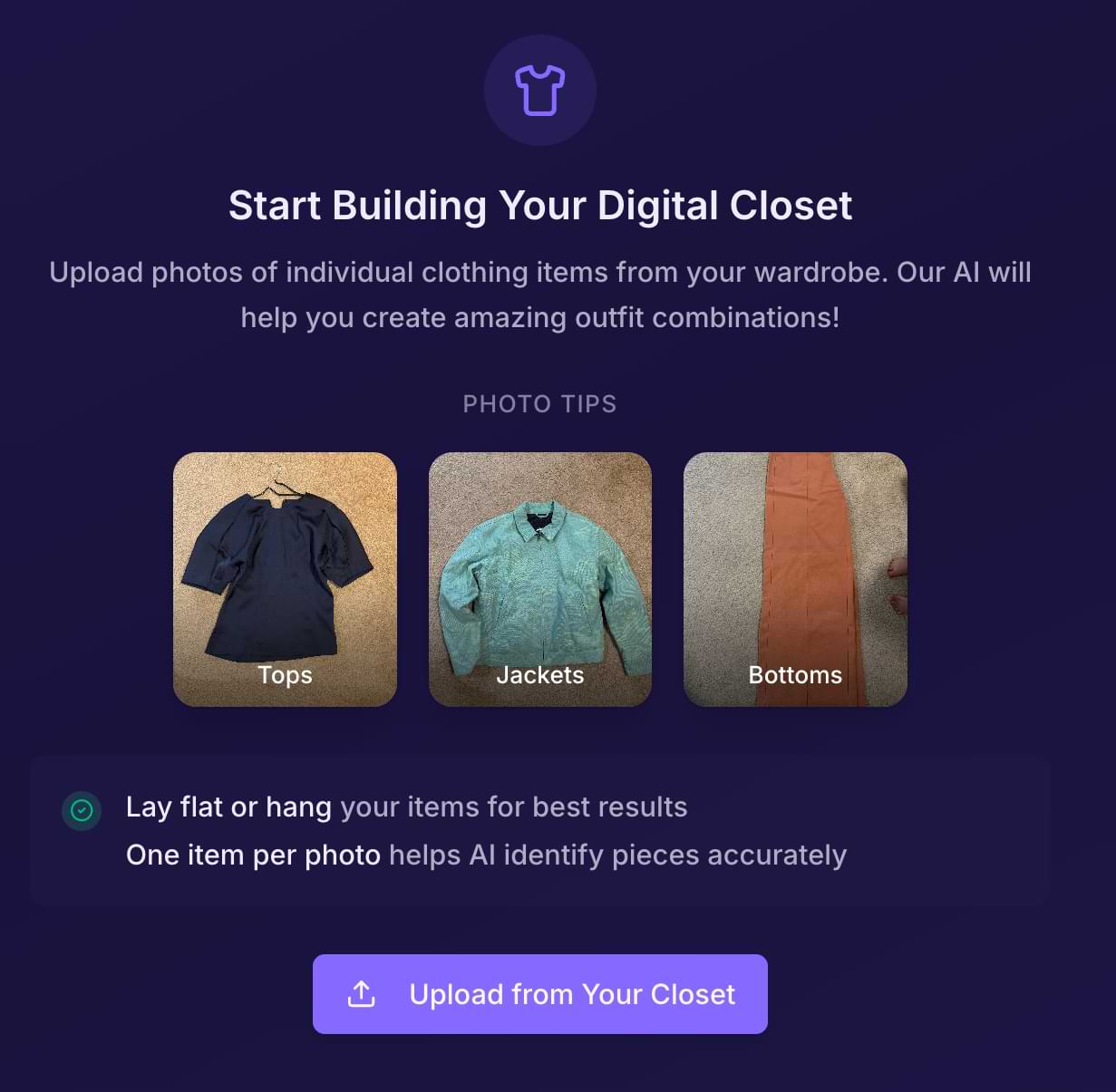 Upload Your Wardrobe