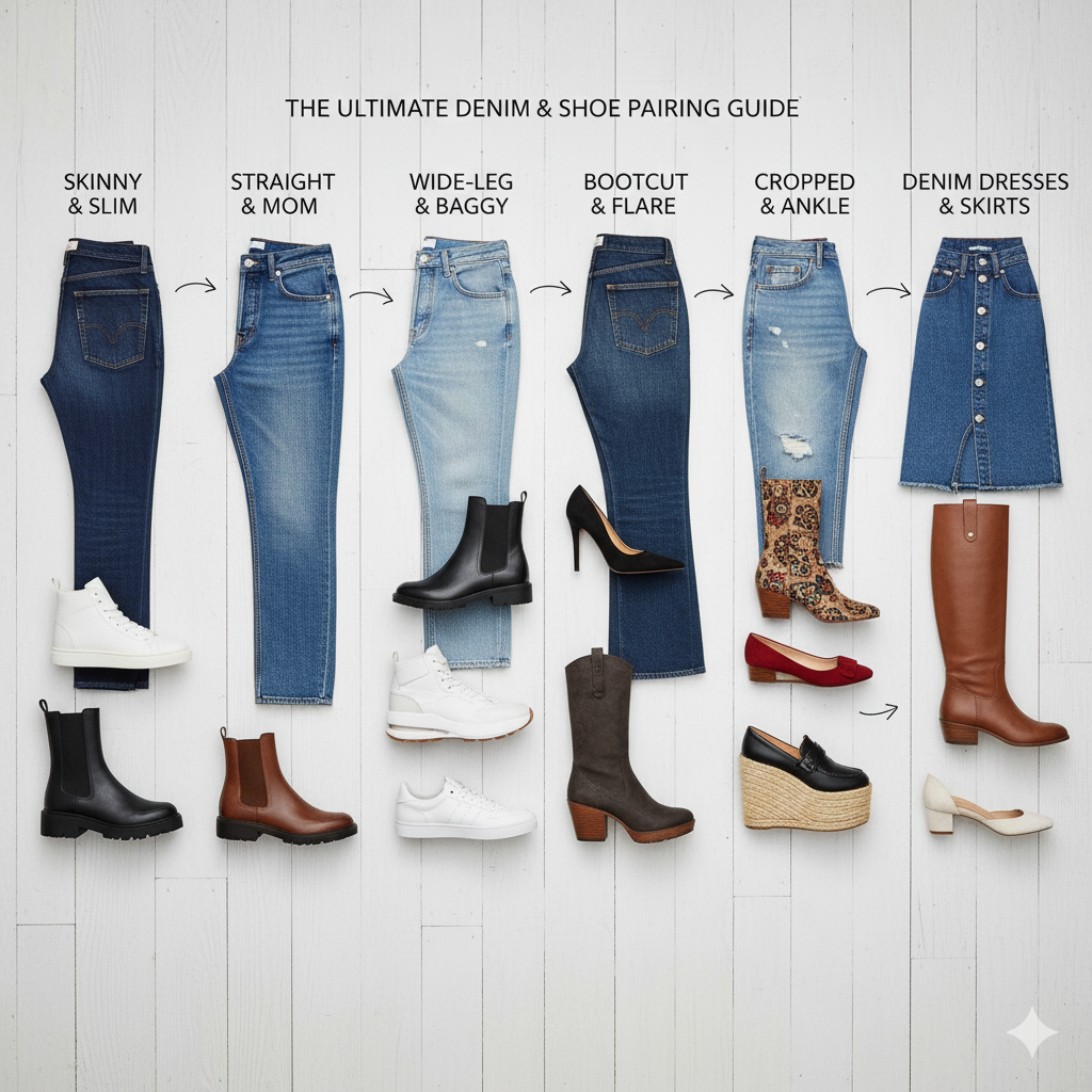 Featured image for Pairing Denim and Shoes: Perfect Pairings